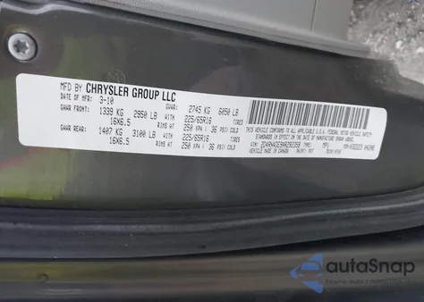 2010 Dodge Grand Caravan Se из США, поврежденный, VIN 2D4RN4DE9AR292358